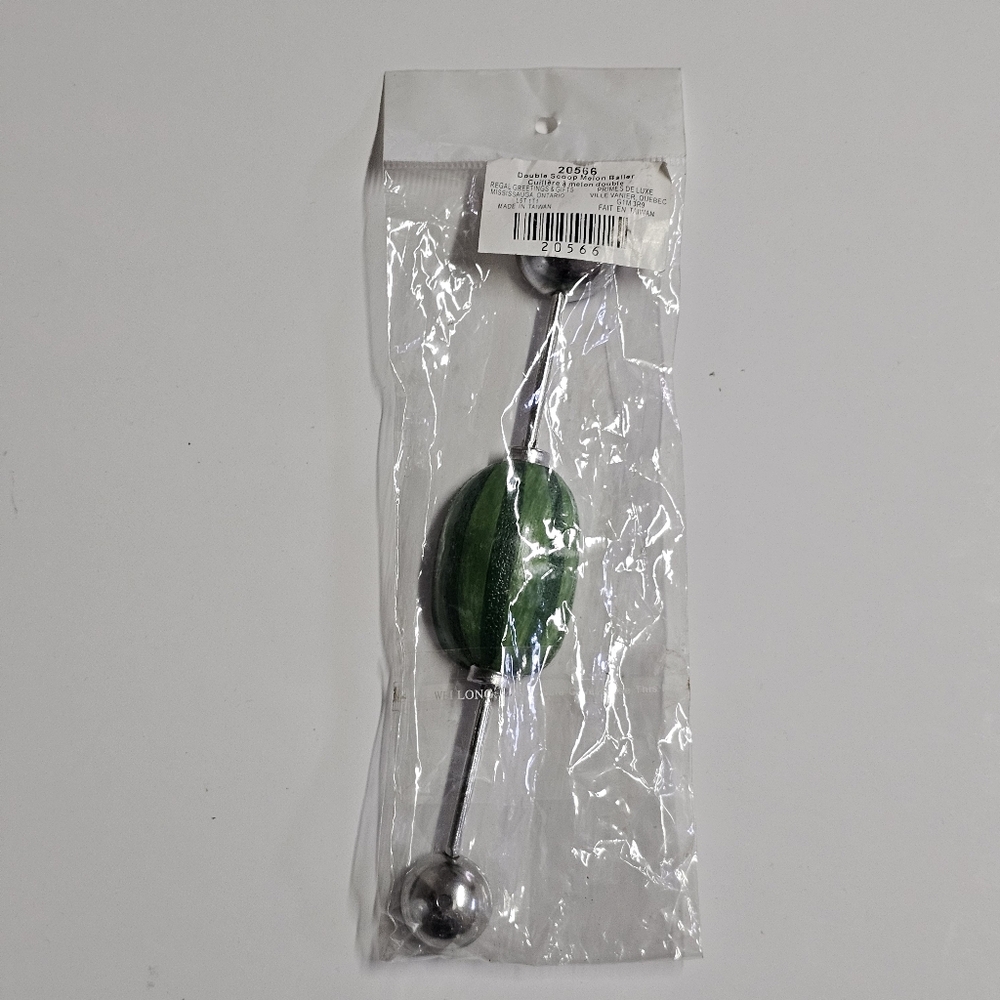 Regal Greetings & Gifts Double Scoop Melon Baller Kitchen Tool Made In Taiwan